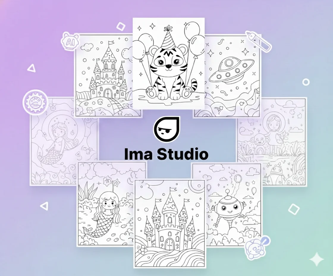 Free Online AI Coloring Page Generator