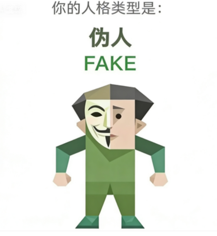 FAKE SBTI image generator type The Masker