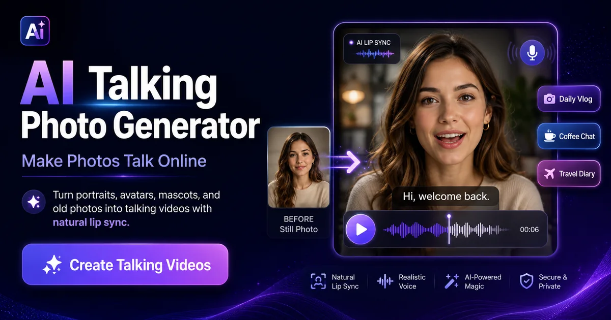 AI Talking Photo Generator: Make Photos Talk Online | Ima Studio