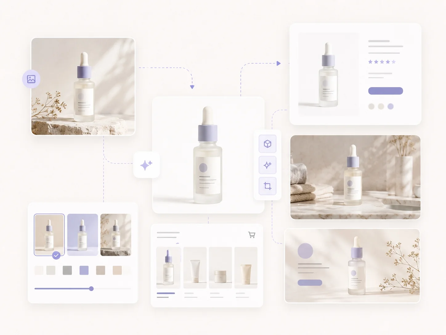 ImaStudio KI-Bildgenerator zur Erstellung von Produktbildern für E-Commerce, Lifestyle-Szenen und Marktplatz-Visualisierungen