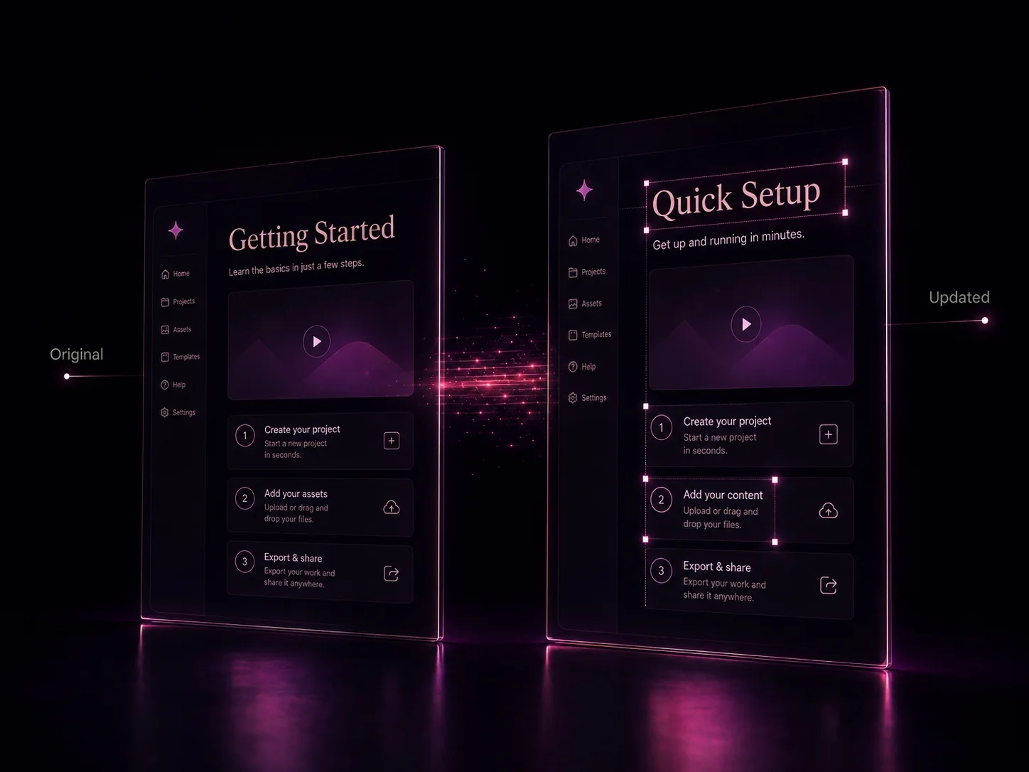 Edit Text in Image example for updating tutorial screenshots, onboarding steps, slide titles, callouts, and presentation assets