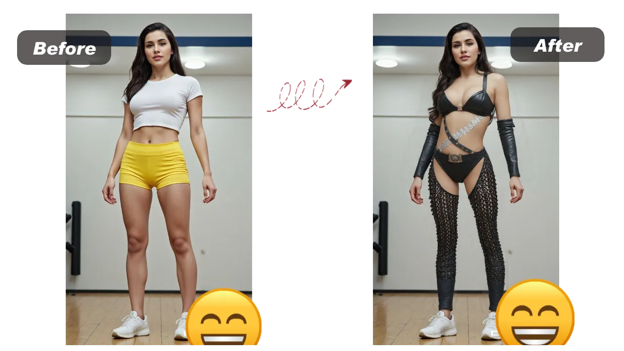 Ejemplo de antes y después