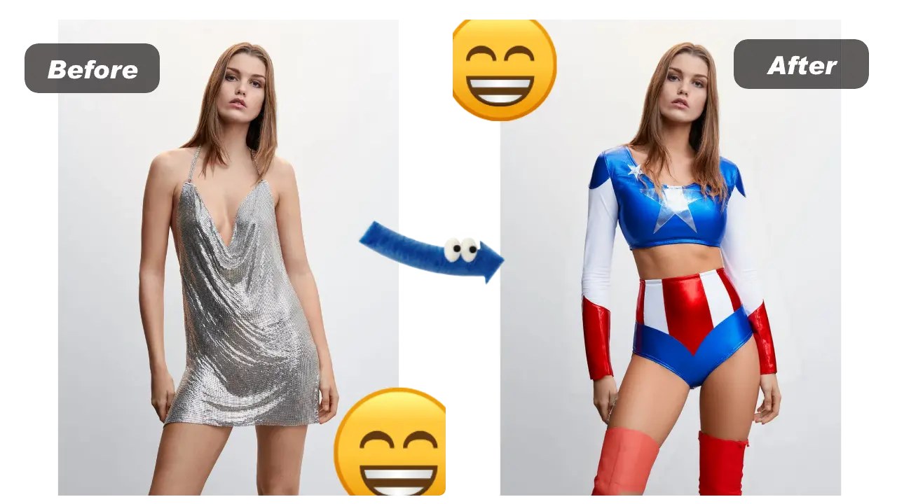 Intercambio de atuendos para salir de fiesta o de noche.